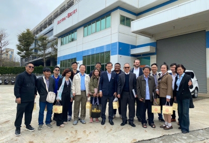 Đoàn doanh nghiệp HAMEE tham quan Nhà máy Akira Seiki nhân dịp xúc tiến thương mại tại Đài Loan 2025