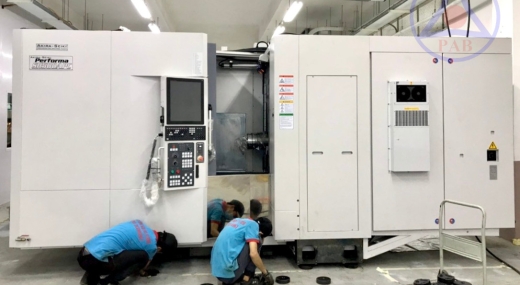 Lắp đặt máy công cụ