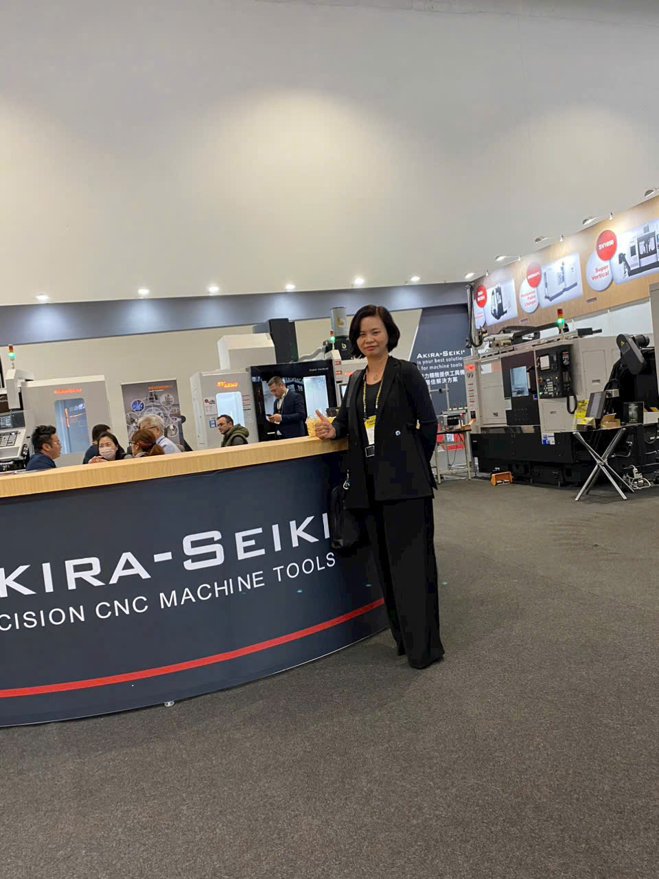 Phú An Bình có mặt tại gian hàng máy công cụ CNC Akira Seiki - Triển lãm TIMTOS 2025 - Đài Loan