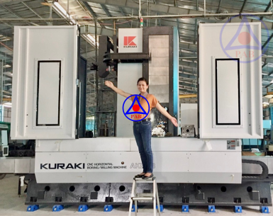 Bàn giao Máy phay doa ngang CNC Kuraki