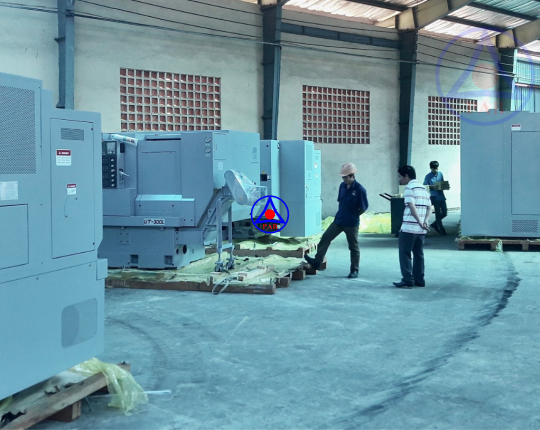 Lắp đặt máy công cụ CNC
