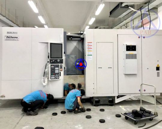 Lắp đặt máy công cụ CNC